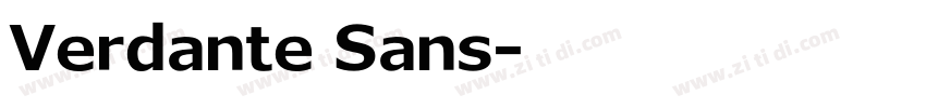 Verdante Sans字体转换